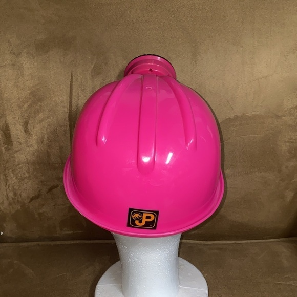 VINTAGE 1996 Universal Studios Jurassic Park Pink Hard Hat Helmet Tested works - Picture 5 of 9